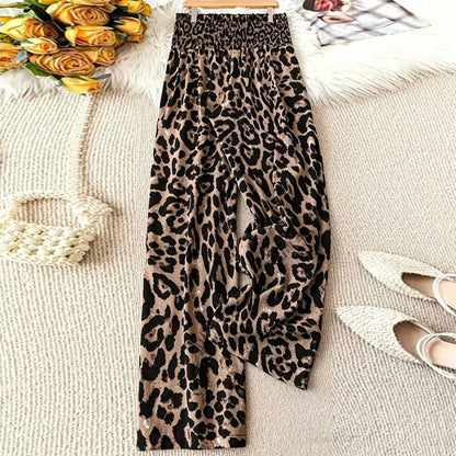 Damen Leggings Leicht Animalprint Schwarz - Norvielle