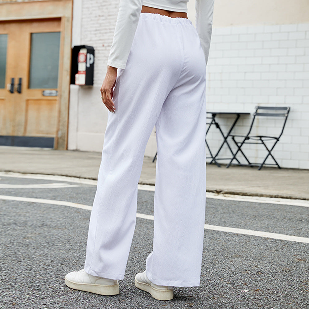 Damen Jogginghose Elastischer Bund Praktische Taschen