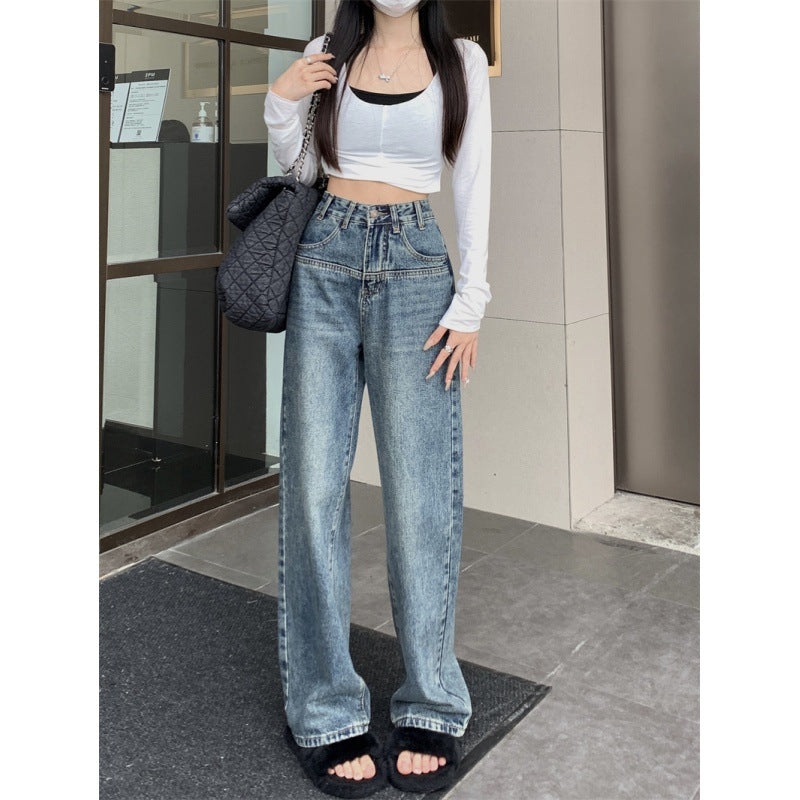 Damen Vintage Jeans Weit Norvielle - Norvielle