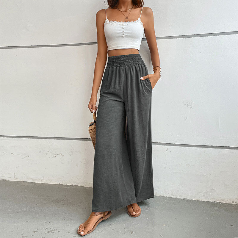 Damen Palazzo-Hose Weite Bein Norvielle