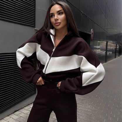 Damen Sportset Kapuzenpullover Jogginghose Norvielle - Norvielle