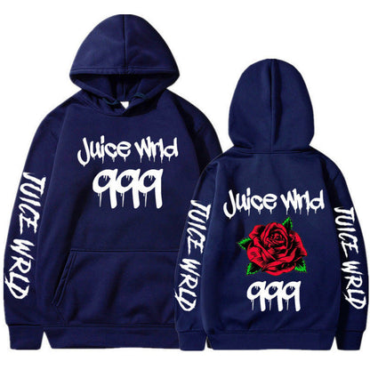Damen Kapuzenpullover mit Rosenmotiv und Grafikdesign