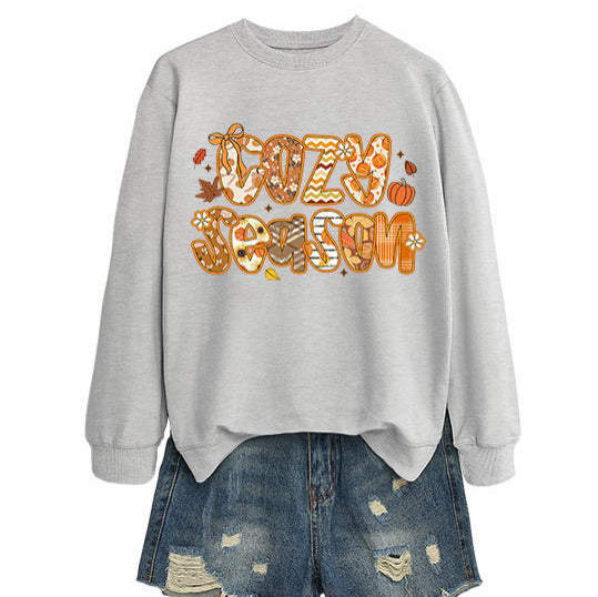 Damen Sweatshirt Herbstdesign Lässig Norvielle
