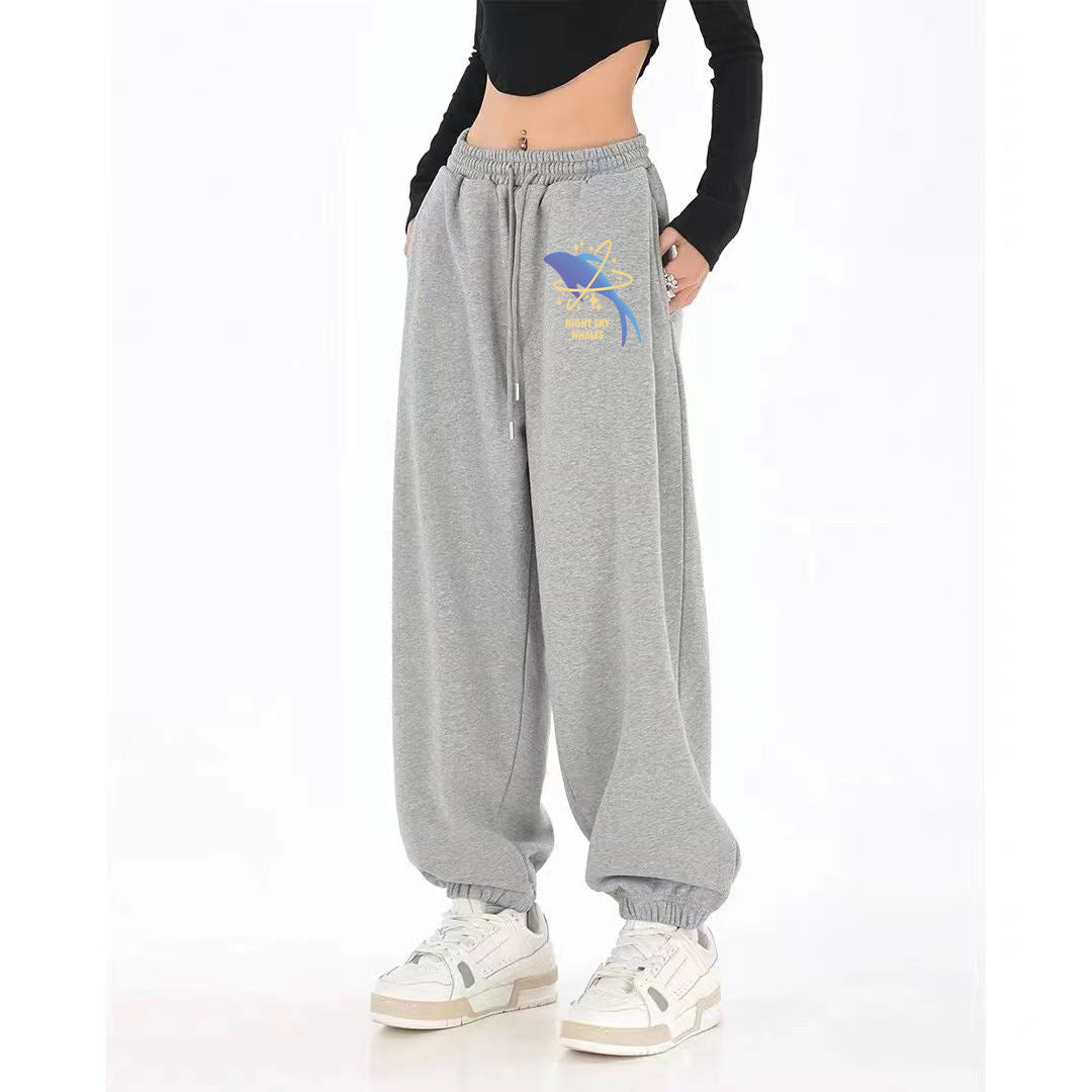 Damen Freizeithose Weit Bequem Mit Taschen