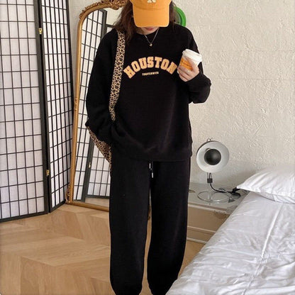 Damen Oversized Sweat-Hose-Kombi Norvielle Bequem