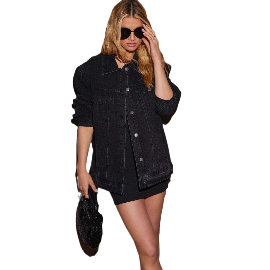 Damen Oversized Denimjacke