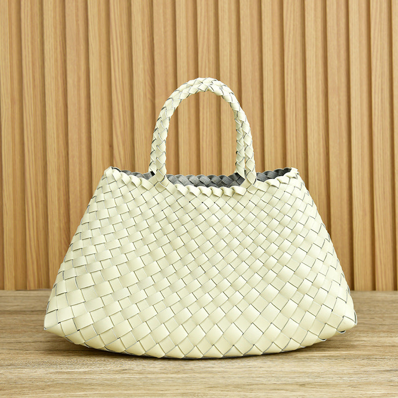 Vera Damenhandtasche Leder Doppelhenkeln Groß