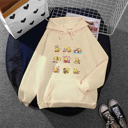 Damen Hoodie Pikachu Motiv Baumwolle