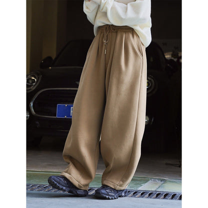 Damen Oversized Hoodiejacke Bequem Baumwolle Großzügige Taschen - Norvielle