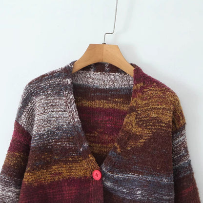 Damen Strickcardigan Langärmlig mit Fransen Norvielle