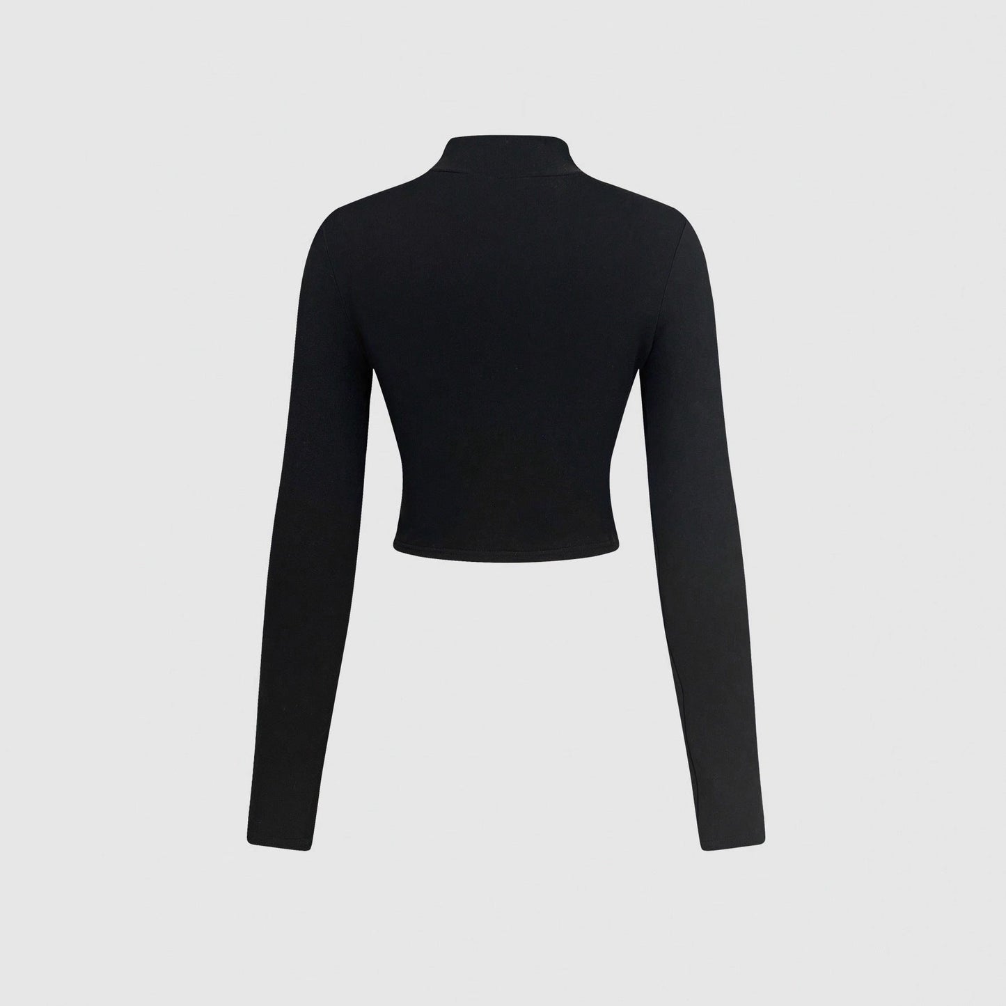Damen Langarm Crop- Herz-Design Norvielle