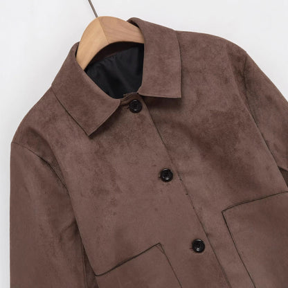 Damen Kurzjacke Weiches Strukturmaterial Norvielle
