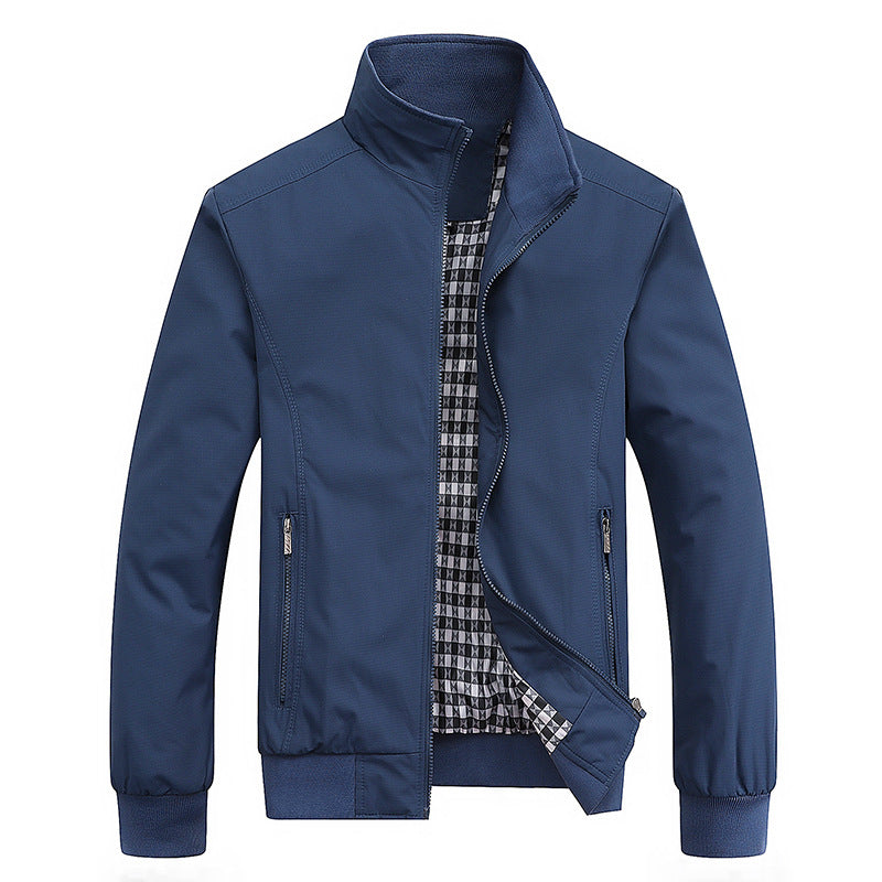 Leichte Übergangsjacke Stehkragen Freizeitjacke Outdoor