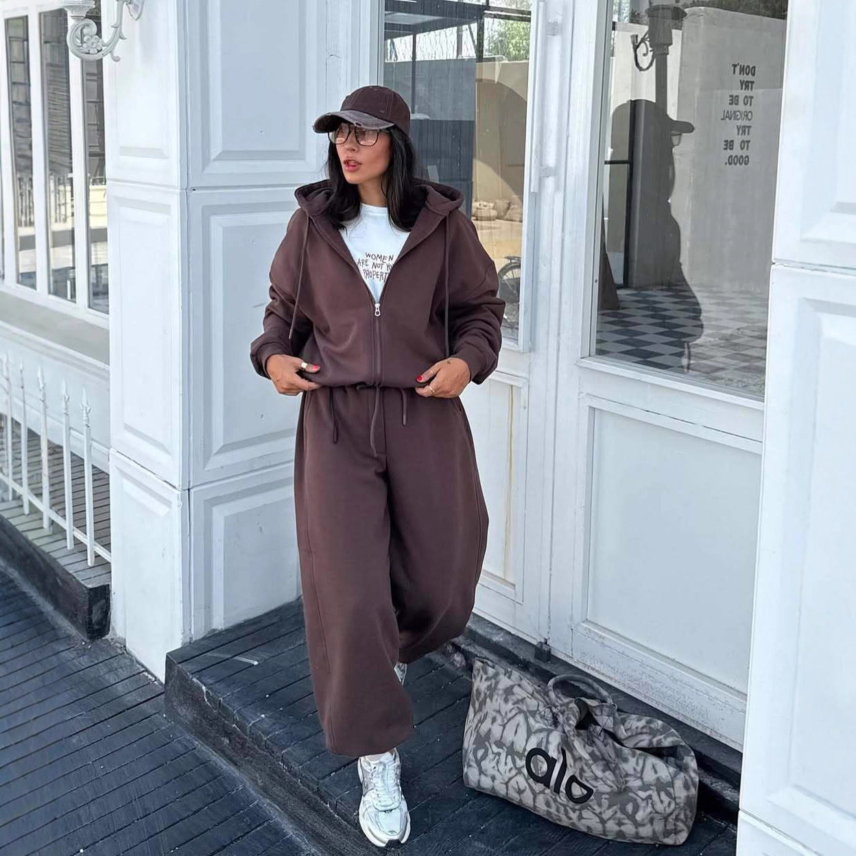 Damen Fleece Jogginganzug Norvielle Gemütlich