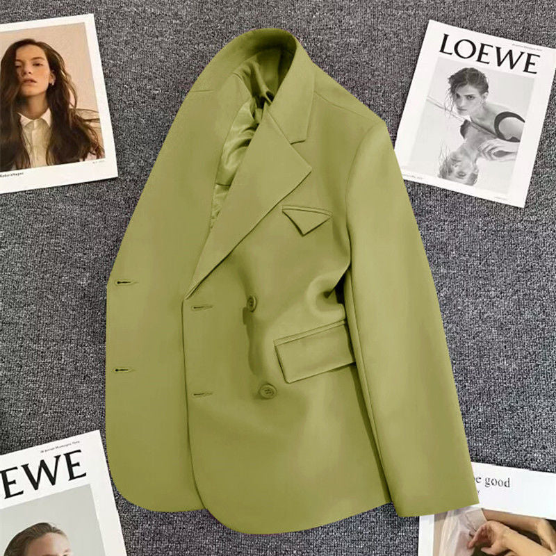 Damen Doppelreiher Blazer Tailliert Norvielle