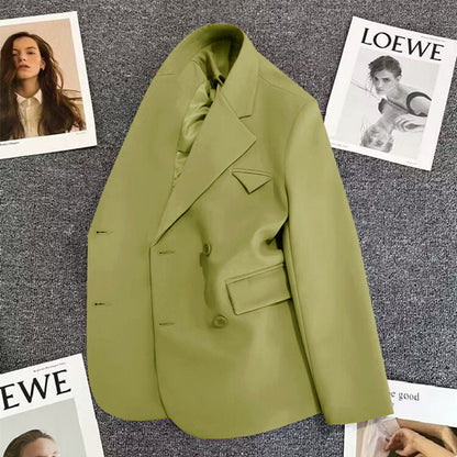 Damen Doppelreiher Blazer Tailliert Norvielle