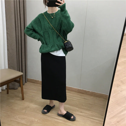 Damen Langarmshirt Rundhalsausschnitt Norvielle