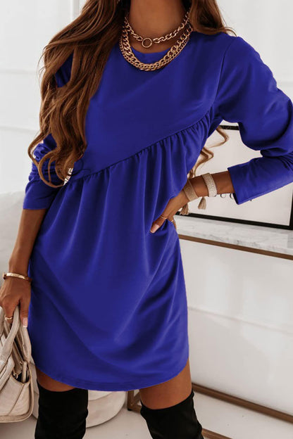 Damen Freizeitkleid Rüschen-Design Moderner Schnitt Norvielle