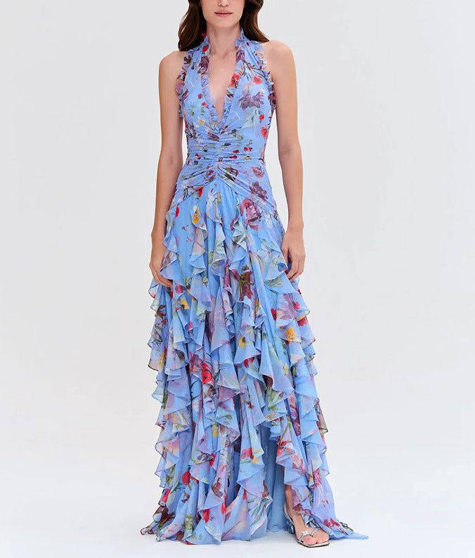 Damen Abendkleid Norvielle Rüschen