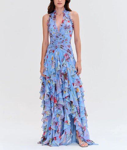 Damen Abendkleid Norvielle Rüschen