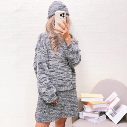 Damen Strickpullover Lässig Weiter Kragen Norvielle