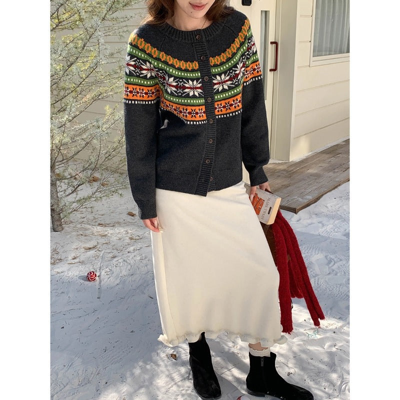 Damen Strickpullover Kabelmuster Weich Norvielle