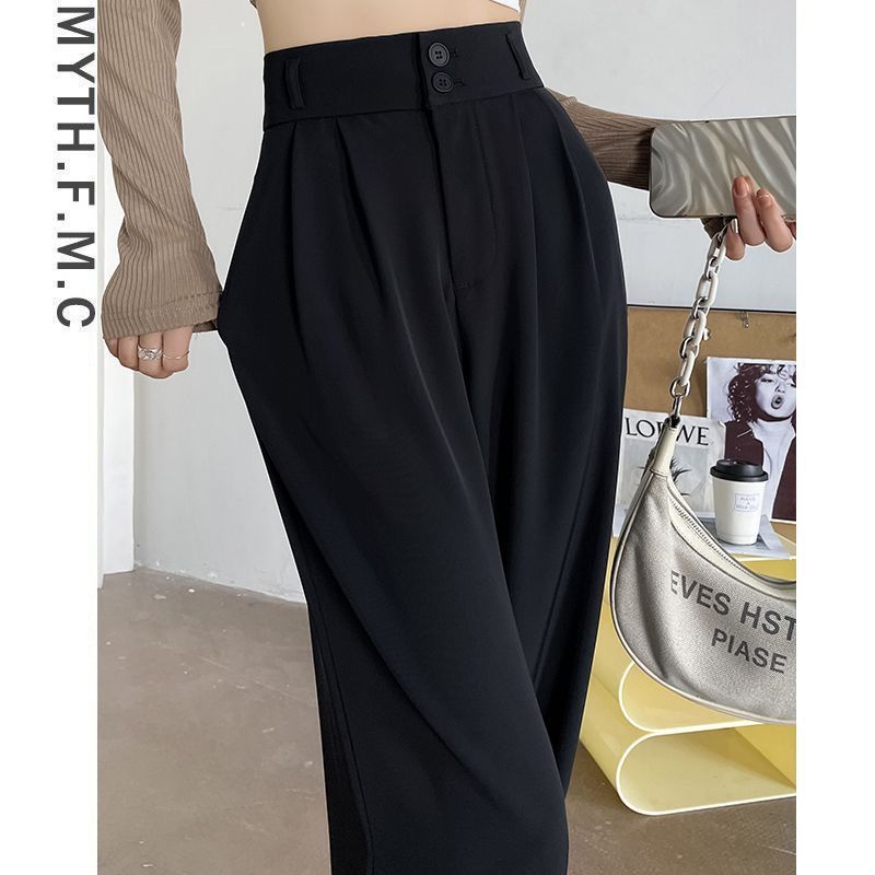 Damen Klassische Taillenhose Elegant Faltenwurf Norvielle
