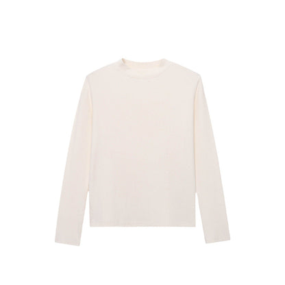 Damen Langarmshirt Rippstrick Figurbetont