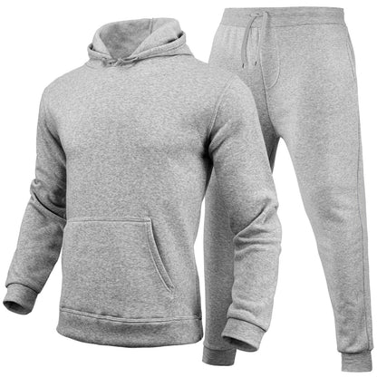 Damen Sportliches Hoodie- und Jogginghose-Set Baumwollmix