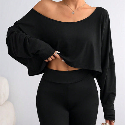 Damen Oversized Crop- Lässig Norvielle