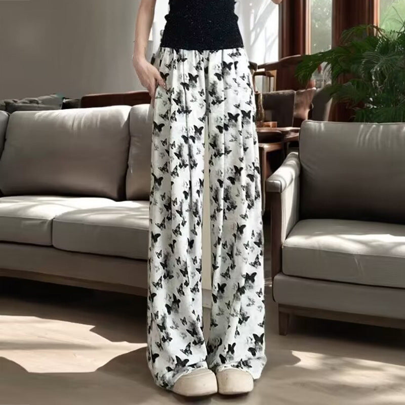 Damen Sommerhose Schmetterlingsmuster Norvielle