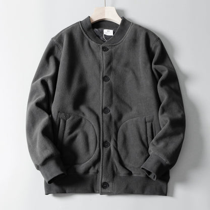 Damen Fleecejacke Bequem Mit Taschen Norvielle Grau