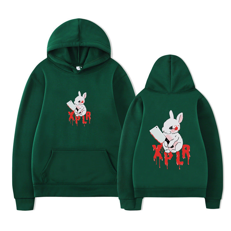 Damen Kapuzensweater Cartoon-Motiv Bequem Norvielle