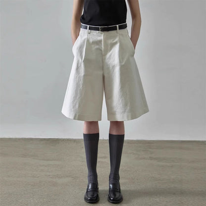 Damen Stoff-Shorts Bequem Weit Norvielle - Norvielle