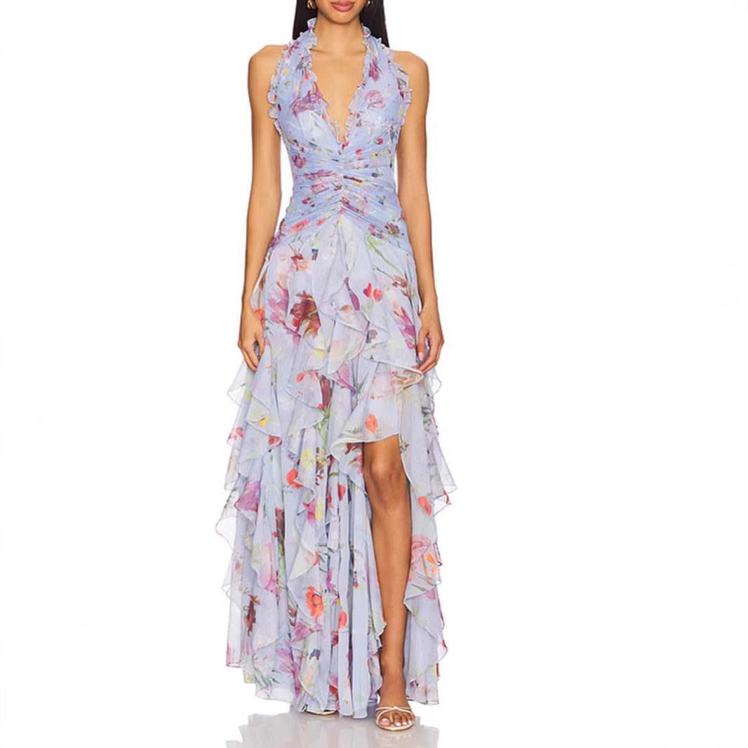 Damen Abendkleid Norvielle Rüschen