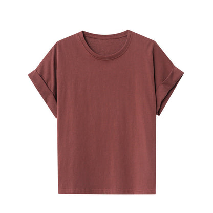 Damen T-Shirt V-Ausschnitt Lässige Ärmel Weich Norvielle
