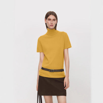 Damen T-Shirt Stehkragen Bequem Norvielle