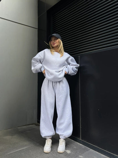 Damen Sweatanzug Oversized Elastisch Norvielle