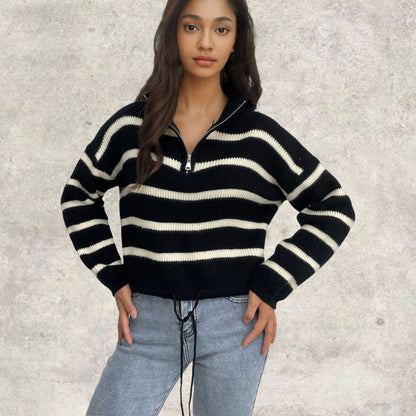 Damen Strickpullover Tailliert Norvielle