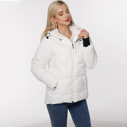 Damen Winterjacke Gesteppt Wasserdicht Weich Norvielle