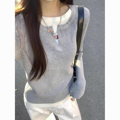 Damen Feinstrickpullover V-Ausschnitt Rippstruktur Norvielle