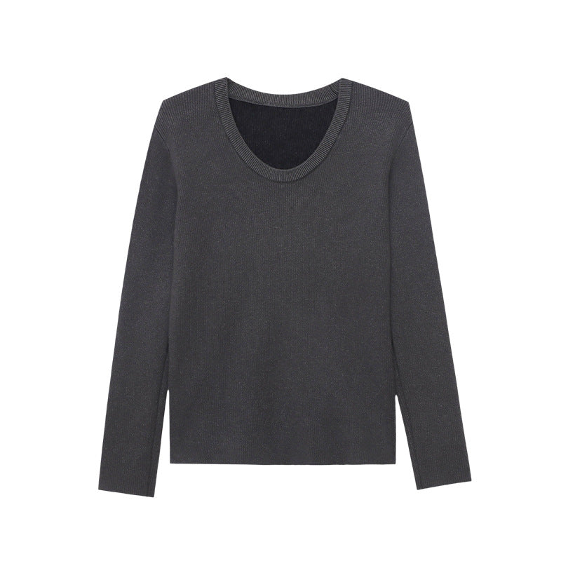 Damen Feinstrickpullover V-Ausschnitt Länge Langärmelig Norvielle
