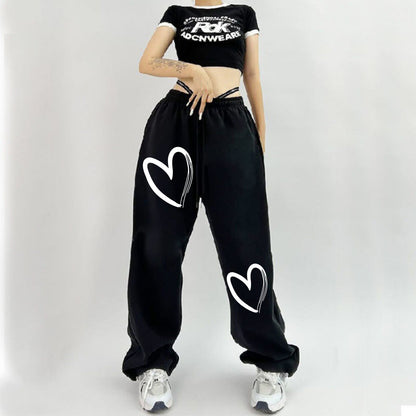 Damen Sweatpants Herzig Druck Norvielle - Norvielle