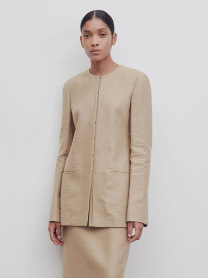Damen Blazer Elegantes Design Strukturiert