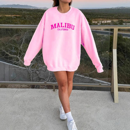 Damen Sweatshirt Weiches Material Norvielle California-Logo - Norvielle