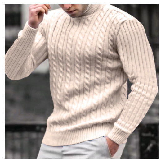 Herren Rollkragenpullover Komfortstrick Qualität Norvielle