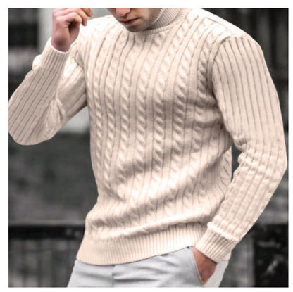 Herren Rollkragenpullover Komfortstrick Qualität Norvielle
