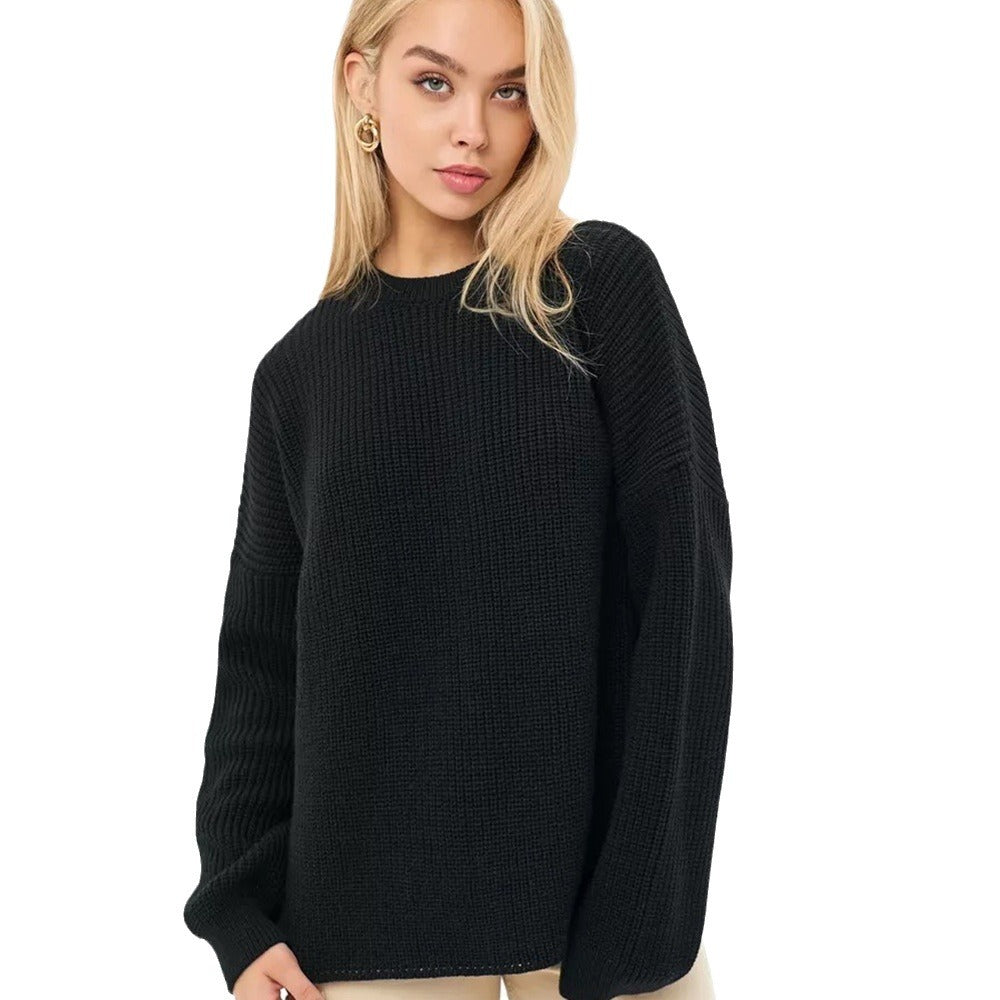 Damen Grobstrickpullover Norvielle
