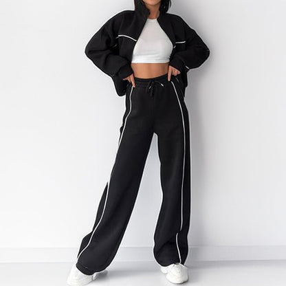Damen Sportset Weiches Material Hohe Beininserts Norvielle