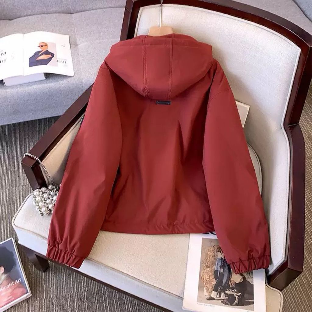 Damen Sportjacke Übergangsjacke mit Kapuze Norvielle